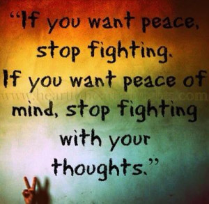 peaceful thoughts