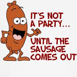 not_a_party_until_sausage_mens_sleeveless_tee.jpg?height=250&width=250 ...