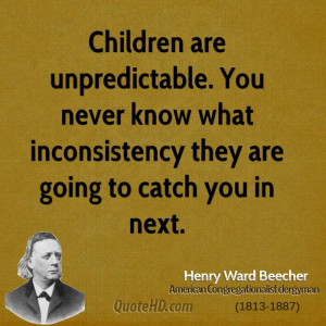 ... You never know what inconsistency they are going to catch you in next