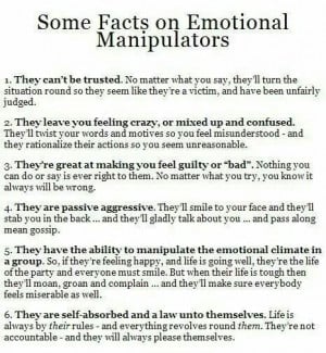 Emotional manipulators