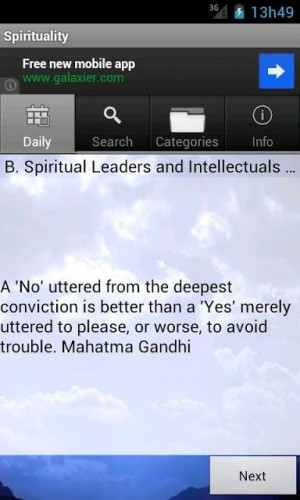 Daily Spiritual Quotes Screenshot 1