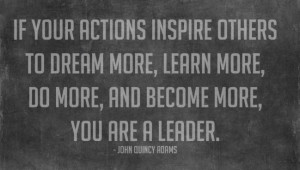 Leaders are able to adapt to stress and deal with it.