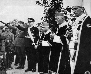 Pope Pius XII Grants an Audience to Fascist Ante Pavelic of Catholic ...
