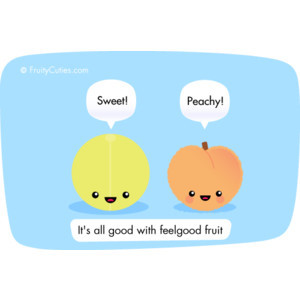 Honeydew Melon and Peach Joke - Cute Comedy with Kawaii Fruit cartoons