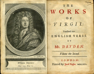 Titlepage & Frontis of Volume II of The Works of Virgil (1716)