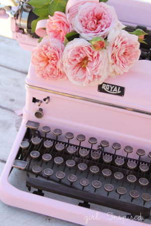 , Pink Vintage, Vintagepink, Vintage Pink, Pink Typewriters, Vintage ...