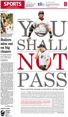 Type dominates lead art — Journal & Courier sports cover, via apple ...