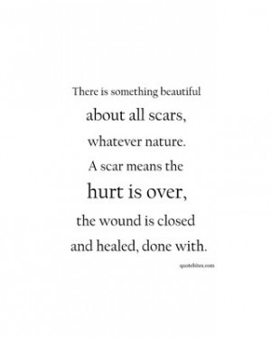it heal, don't pick it or it can never scar and heal. Once it's a scar ...
