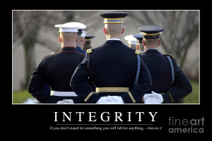Integrity Inspirational Quote Photograph