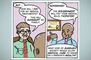 ... comic strip shows why “Breaking Bad” is only possible in America