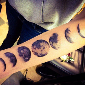 want a moon phase tattoo! With the quote 