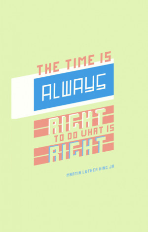 Martin Luther King Jr Mr. King quotes retro colours what's right civil ...