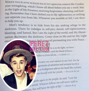 Justin Bieber Hides Behind The Bible In Order To Say Sorry About His N ...