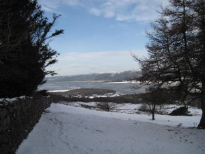 Photoshop painting and Arnside in the snow