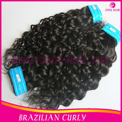 Top quality human curly hair extensions remy hair brand names