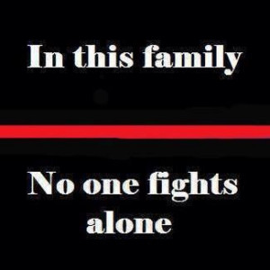 In This Family, No one fights alone.