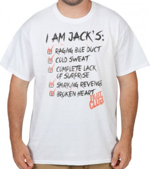 Fight Club Quotes I Am Jacks I am jacks fight club t-shirt
