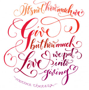 Giving Gifts Quotes Art and the best gifts are