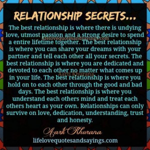Relationship Secrets...