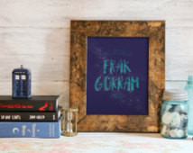 SciFi Shows, Battlestar Galactica, Firefly, Serenity, Frak Print ...