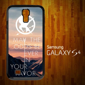 1025 Hunger Games Quote may the odds be ever Samsung Galaxy S4 Case ...