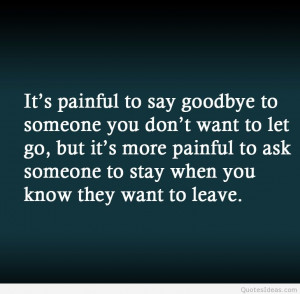 Goodbye love quotes