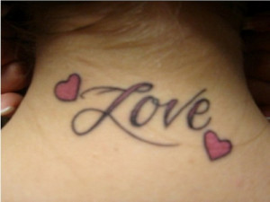 Tattoo Quotes Awesome Love One Word Tattoos For Neck Best Two