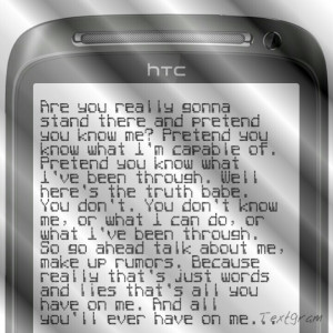 Stupid girls these days.