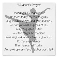 Dancer's Prayer