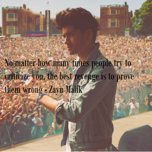 zayn malik, quotes, sayings, about haters, criticize, people