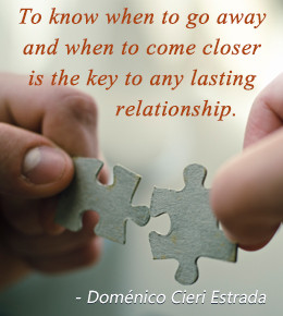 Relationship quote by Domenico Cieri Estrada