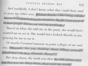 Thirteen Reasons Why. ♥