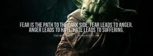 Looking for a high quality Yoda Fear Quote Facebook cover? You just ...