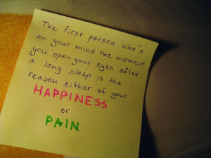 The First Person Who’s On Your Mind the Moment You Open Eyes after a ...