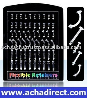 ... > Flexible retainers, Tongue ring, tongue piercing body jewelry