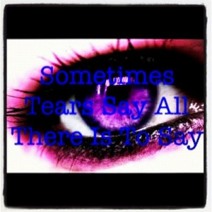 ... love # yolo # eyes # girl # lovequotes # eye # harsh # purple # tears