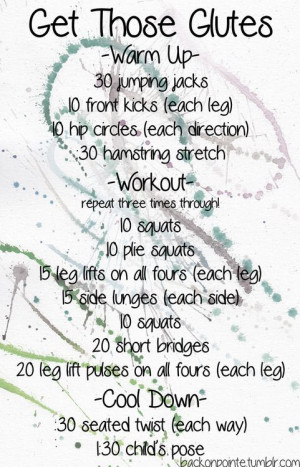 Here’s another glute-focused workout to make your booty the best it ...