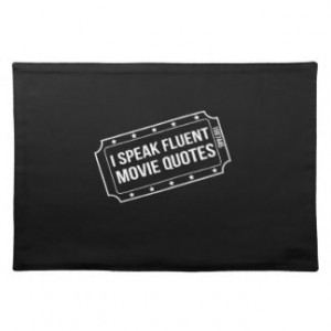 Fluent in Quotes Place Mat