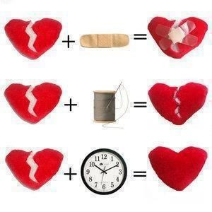 Time will heal a broken heart