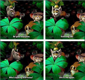 Madagascar Quotes, Madagascar Movie King, Laugh, Funny Movie, King ...