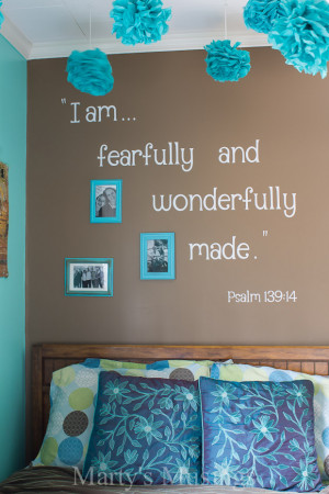 loved surrounding myself with inspirational quotes and Bible verses ...