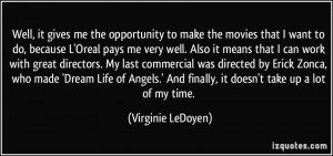 More Virginie LeDoyen Quotes