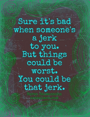 don't be a jerk