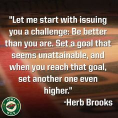 Herb Brooks Quotes Sports, Motivational Hockey Quotes, Senior Quotes ...