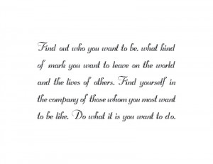 Few Words to Live By