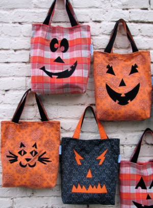 ... Bags, Tricks Or Treats, Costumes Halloween, Fabrics Bags, Primitive