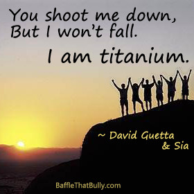... quote by David Guetta and Sia: Shoot me down, but I won't fall. I am