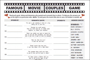 Famous Movie Couples Love