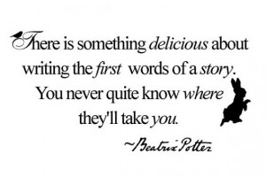 Beatrix Potter Quote Peter Rabbit: Adhesive Vinyl Letters, Wall ...