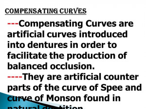 Compensating Curves : ---Compensating Curves are artificial curves ...